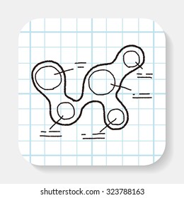 infographic chart doodle drawing