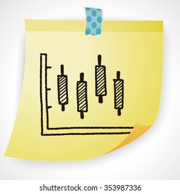 infographic chart doodle drawing