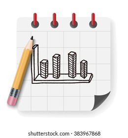 infographic chart doodle drawing