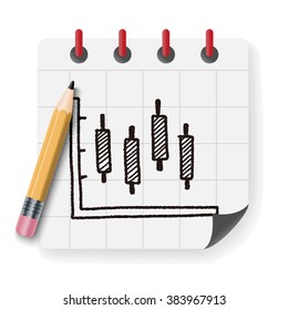 infographic chart doodle drawing