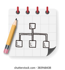 infographic chart doodle drawing