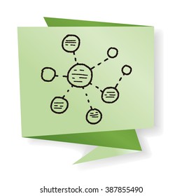 infographic chart doodle drawing