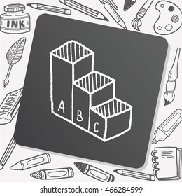 infographic chart doodle drawing