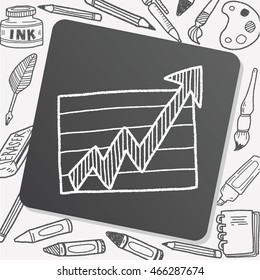 infographic chart doodle drawing
