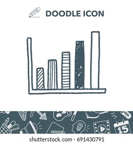 infographic chart doodle drawing