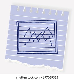 infographic chart doodle drawing