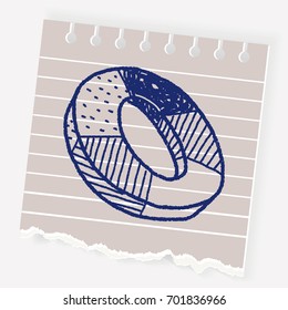 infographic chart doodle drawing