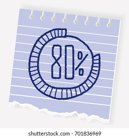 infographic chart doodle drawing
