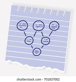 infographic chart doodle drawing