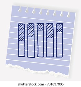 infographic chart doodle drawing