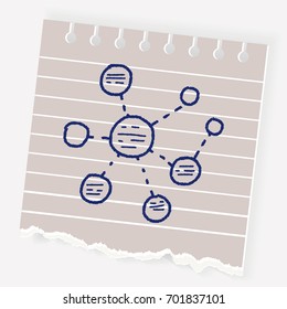 infographic chart doodle drawing