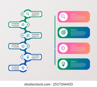 Coleção de design de elemento de gráfico infográfico