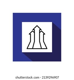 Info-graphic chart icon, business chart icon vector illustration.