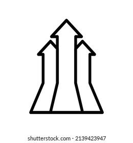 Info-graphic chart icon, business chart icon vector illustration.