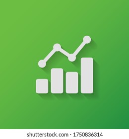 Infographic. Chart icon. Vector illustration EPS 10.