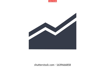Infographic, chart icon,vector illustration. Web design icon
