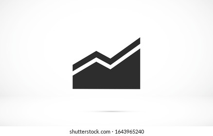 Infographic, chart icon,vector illustration. Web design icon