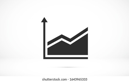 Infographic, chart icon,vector illustration. Web design icon