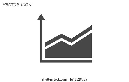 Infografik, Diagrammsymbol, Vektorillustration-Illustration. Webdesign-Symbol