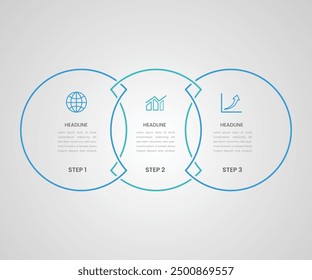 Infographic chart template modern style for presentation, start up project, business strategy, theory basic operation, logic analysis.