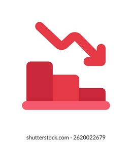 Infographic Chart Vector for Data Visualization. Colorful bar and line graph design for analytics and financial reporting