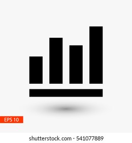 Infographic, chart vector icon
