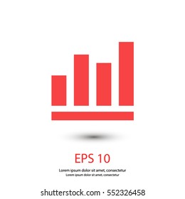 Infographic, chart vector icon