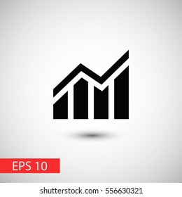 Infographic, chart vector icon
