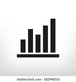 Infographic, chart vector icon