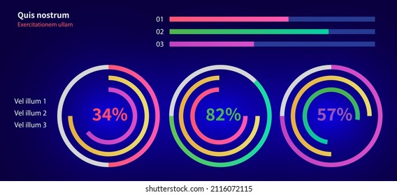 Infographic chart vector template. Annual statistics curve graph design. Market data diagrams. Graphic information visualization and analysis. Statistical indicators and frequency of data changes