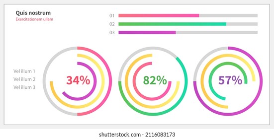 Infographic chart vector template. Annual statistics curve graph design. Market data diagrams. Graphic information visualization and analysis. Statistical indicators and frequency of data changes