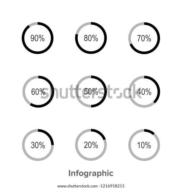 Infographic Circle Chart Can Using Presentation Stock Vector Royalty Free 1216958215 9570