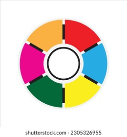 Infographic Circle Chart Vector Element