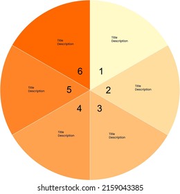 infographic circle diagram with 16.6%. sequential gradation.