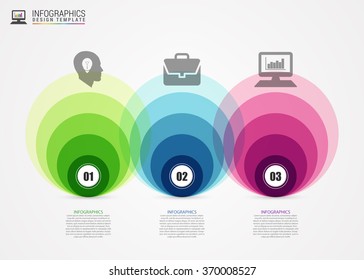 Infographic circle. Modern design template. Vector illustration.