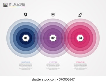 Infographic circle. Modern design template. Vector illustration.