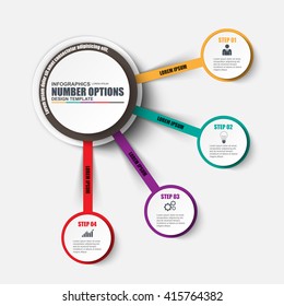 Infographic circular diagram vector design template. Can be used for workflow, cycle layout, business process, chart, infographic banner, teamwork, infographic elements, information infographics.