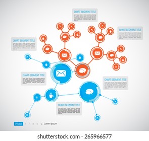 Infographic circular. Vector