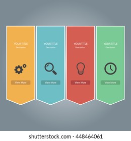 Infographic Collection Banners Vector Design
