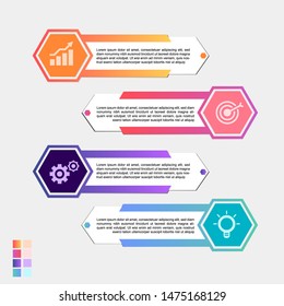 Infographic color design tamplete ready use 2