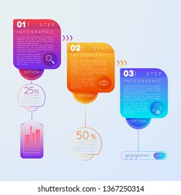 Infographic with colorful hexagonal shapes
