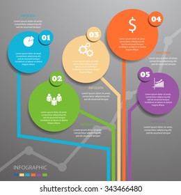 Infographic Colour Templates for Business Vector Illustration eps10