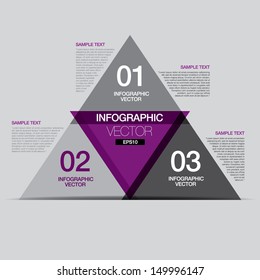 Infographic composition with geometric shapes.