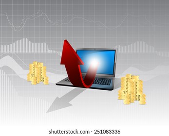 Infographic concept of business, statistics and graphics.