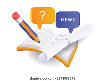 Infographic concept looking for lots of latest news