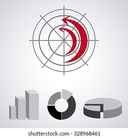 Infographic concept with  options design, vector illustration 10 eps graphic.