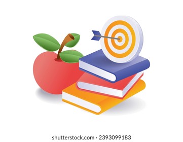 Infographic concept targeting students learning