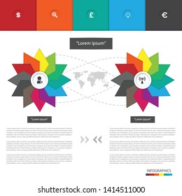 INFOGRAPHIC CONCEPT TEMPLATE DESIGN WEB DESIGN