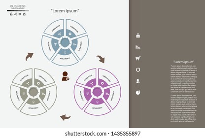 INFOGRAPHIC CONCEPT TEMPLATE DESIGN WEB DESIGN
