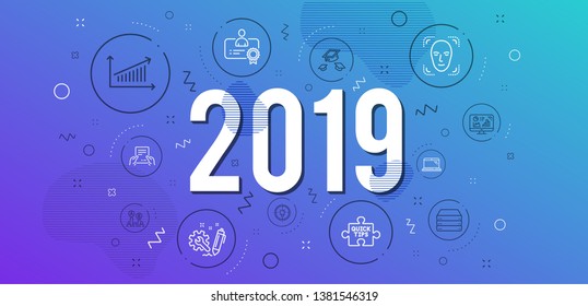 Infographic concept. Throw hats, Engineering and Servers icons simple set. Idea, Chart and Quick tips signs. Laptop, Ab testing and Certificate symbols. Vector